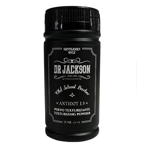 DR. JACKSON Polvos Texturizantes Pelo Hombre - Texturizador de Cabello con Formula Vegana - Cera en Polvo para el Pelo Hombre - Polvos Pelo Hombre para Fijación sin Apelmazar y Acabado Natural