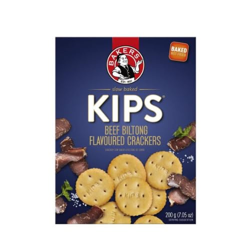 Bakers_Kips Beef Biltong Flavoured Crackers_7.05oz/200g_1 Pack