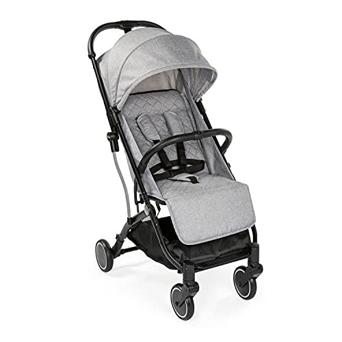 Chicco Trolley Me Poussette Canne Bébé Ultra Légère, Compacte, Pliable et Inclinable de la Naissance à 15 kg, avec Système Trolley, Housse de Pluie...