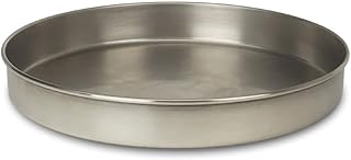 Advantech PS12H Stainless Steel Half Height Sieve Pan, 12
