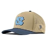 Branded Bills Officially Licensed x North Carolina Tar Heels Desert/Orion 5-Panel UNC Team Logo Carolina Blue PVC