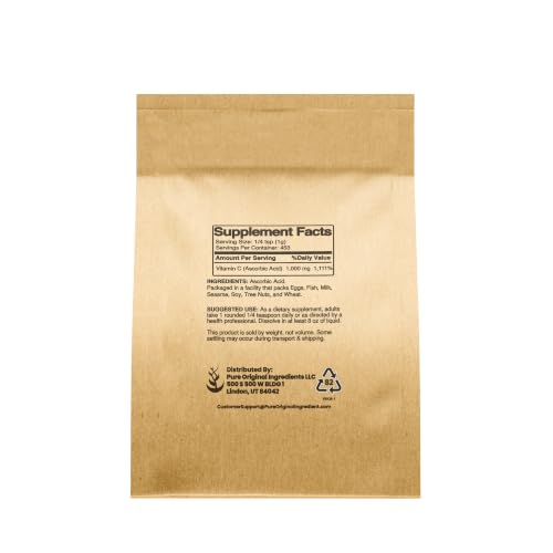 PURE ORIGINAL INGREDIENTS Ascorbic Acid Powder