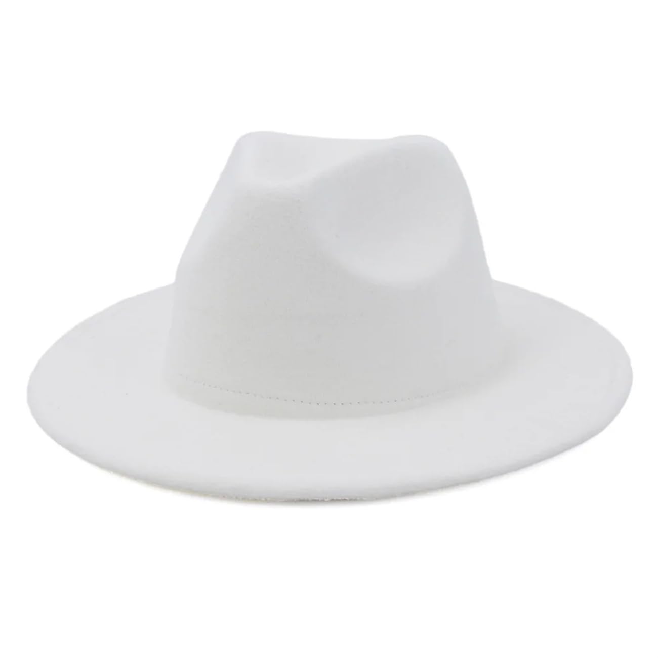 Cappello Fedora in feltro di lana alla moda Jazz Panama Patchwork Chiesa Party elegante cappello a cilindro