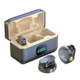 JOUNIVO Wireless Microphone (2 TX + 1 RX + Charging Case), Wireless Lapel Mic with 48KHz/16Bit, Noise Cancellation, 200ft Range, 40H Battery for TikTok, YouTube, Vlogging, Video Recording, Streaming