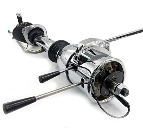 ND New 35\" Tilt Automatic Shift Steering Column 1967-1972 Chevy C10 GMC Truck Chrome