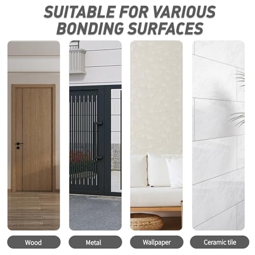 Image of 8PCS Ring Sensor Adhesive Pads for Ring Alarm Contact Sensors and Magnets(2nd Gen), Adhesive Replacement Tapes,Double Sided Sticky Strips for Ring Door Sensors, Easy Installation,Pre-Cut