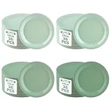 144 piatti di carta premium: 144 piatti di carta in verde salvia sfumati con 4 motivi; perfetti per fino a 144 ospiti in grandi feste come compleanni, matrimoni o Natale; questi robusti piatti di carta offrono un aspetto elegante e festoso per ogni festa.