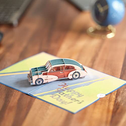 Lovepop Father’s Day Classic Car Pop-Up Card – Father’s Day Card – Handcrafted 3D Pop-Up Greeting Card For Him – Father’s Day Love Card, 5 X 7” #TOP3