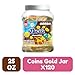 Nucita Monedas Gold Jar, Chocolate Flavored Candy Coins, 120 Coins, 25 oz (Pack of 1)