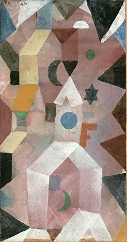 La Chapelle Paul Klee peinture à l'huile tableau abstrait fait main sur toile