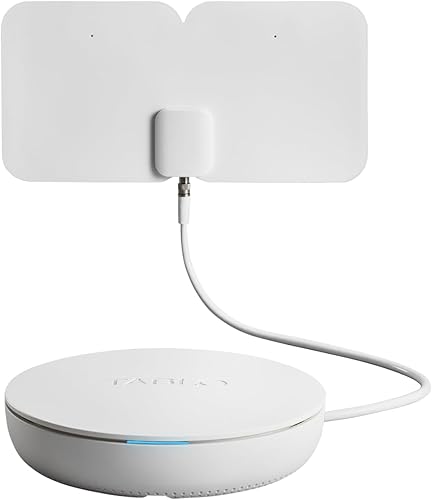 DVR de 4 generación de 4 sintonizadores por aire (OTA) y antena de TV interior de 35 millas - Mira, pausa y graba TV en vivo, noticias y películas