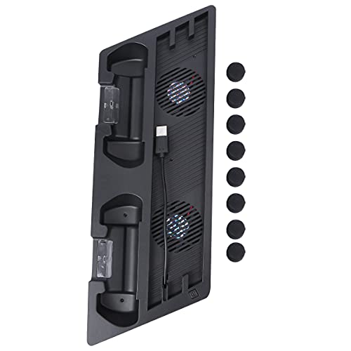 Système de refroidissement pour Pro et support vertical avec double chargeur de manette
