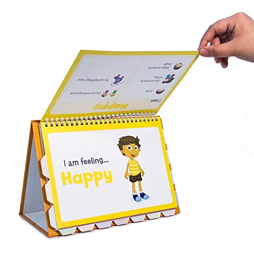 Junior Learning FLIP Chart Feelings 0.6 H x 9.6 L x 9.4 W