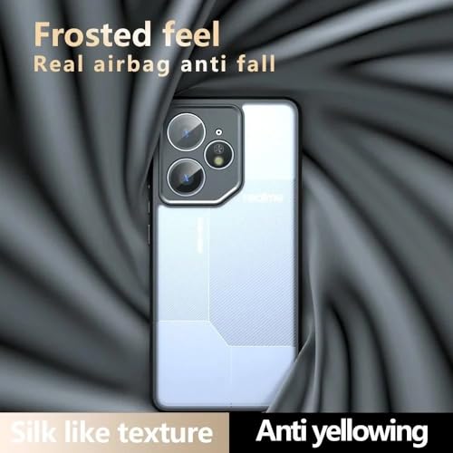 Image of REALCASE Shockproof Hybrid Armor Back Cover Case for Realme Neo 7 5G | 360 Protection | Crystal Clear Hard Back Transparent Cover for Realme Neo 7 5G