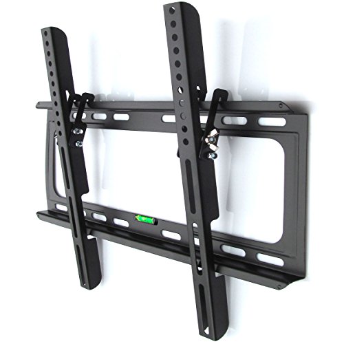 Wandhalterung TV 55" Neigung 15° Wandabstand 2,5 cm mit Kabelkanal 45cm