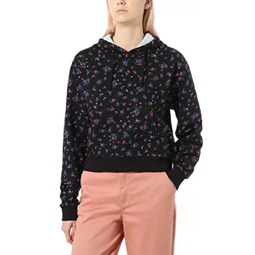 Preisvergleich Produktbild Vans Damen Beauty FLORAL Hoodie Kapuzenpullover, Schwarz, 36