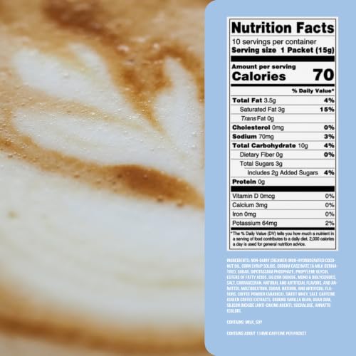 Image of The Frozen Bean Vanilla Bean Instant Coffee Frappe, 10 Sticks