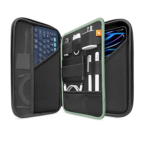 tomtoc Portfolio Case for 2025 11 Inch iPad Pro M5/M4 & iPad Air M2 2024, iPad (A16), Carrying Storage Sleeve Bag with Accessories Compartment - Image 3