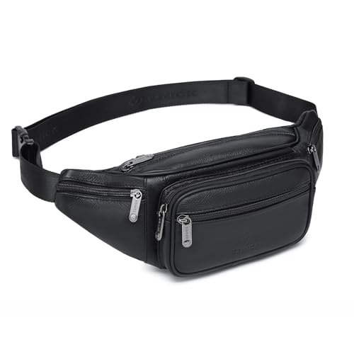 ZZNICK Genuine Leather Fanny Pack