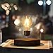 HCNT Levitating Bulb Lamp Magnetic Floating LED Light Desk Lamp Table lamp Night Light, 360 Degree Automatic Rotating Light for Unique Gifts Room Home Office Decor