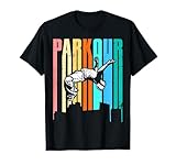 Photo Gallery parkour move retro freerunning traceur ragazzi silhouette maglietta Photo Gallery parkour move retro freerunning traceur ragazzi silhouette maglietta