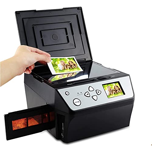 Raccogli i tuoi ricordi: questo scanner per pellicole ha diversi tipi di adattatori per pellicole e diapositive, che ti consentono di convertire negativi e diapositive in immagini digitali JPEG ad alta risoluzione e condividerle con i tuoi amici e familiari.