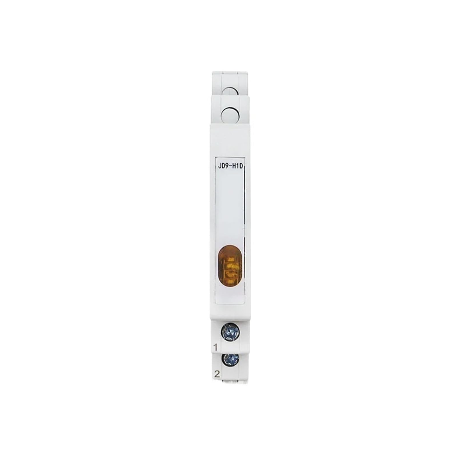 Din Rail Indicator Light 230V AC/DC Modular Lamp JD9-H1D H2D H3D 50/60Hz(220V Yellow)