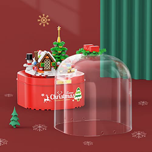 Majoma The Christmas Music Box Baustein Kreativserie Christmas Scene Spieluhr Bausatz Kompatibel Mit Lego-Technologie – Bild 7