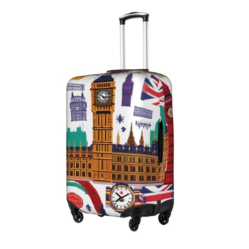 School Newspaper Tsa Approved Luggage Cover For 18-32 Inch Suitcases Scratch-Resistant Stretch Luggage Cover2