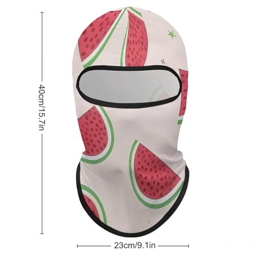 Balaclava Mask for Men Ski Mask for Women Beautiful Watermelon Full Face Mask Face Cover for Cycling, 1, Style miniatura 2