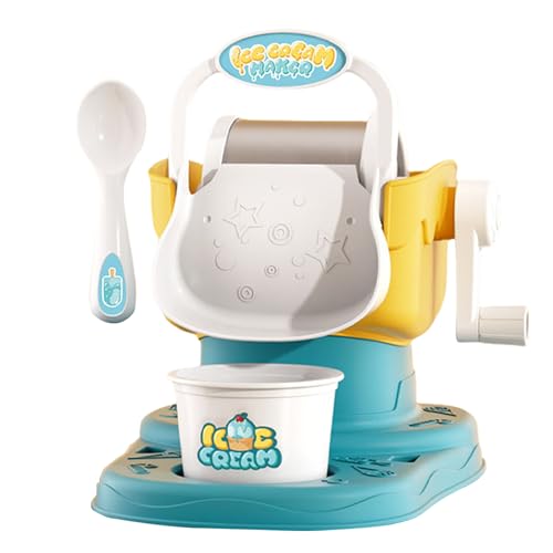 Máquina para hacer helados para niños,Heladera para niños | Aparato de cocina divertido,Máquina para hacer helados de servicio suave,manual, fácil de limpiar, con resultados rápidos, con mango de apl Máquina para hacer helados para niños,Heladera para niños | Aparato de cocina divertido,Máquina para hacer helados de servicio suave,manual, fácil de limpiar, con resultados rápidos, con mango de apl