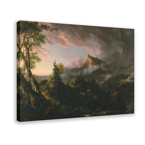 Thomas Cole Course of Empire tableau déco murale bureau impression sur toile