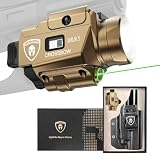 WARRIORLAND 800-Lumen FDE MA1 Pistol Laser LED Light & Holster Combo, Fit for Glock 20/21 Gen...
