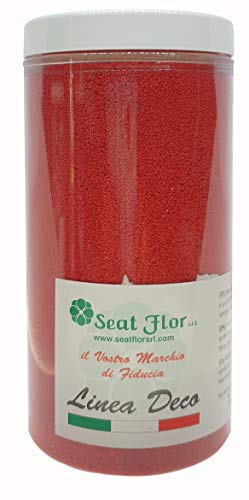 Deco – Sable naturel coloré hypoallergénique et non toxique – Couleurs vives – 0,5 mm –...