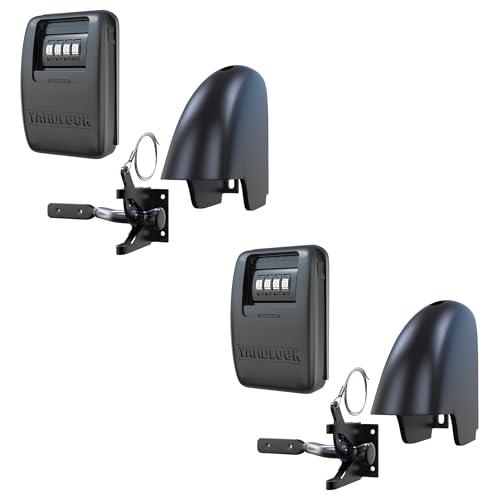 Image of Gate Lock XLB - Secure Keyless Fence Lock and Latch with 2-Way Access - Strong Durable System for Theft Prevention and Home Security, Easy Installation on Wood or Vinyl Gates /Fences (XLB - 2-Pack)