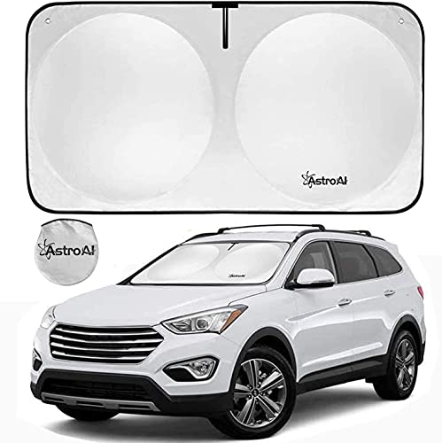 Astroai Windshield Sun Shade, Foldable Car Sun Shade For Windshield Blocks Uv Rays Sun Visor Protector Sunshade-Protect And Cool Your Vehicle Interior (Large 66.98 X 35.46 Inches) #TOP3