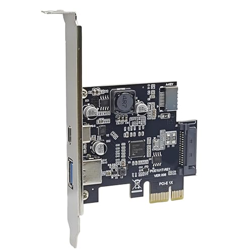 Fast Speed USB3.2 Gen1 PCIe Expansion Card USB+TypeC+TypeE Front Expansion Adapter For Computer Upgrades
