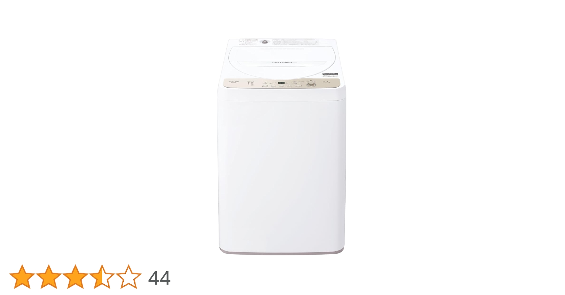 Amazon | シャープ タテ型 全自動洗濯機 洗濯 6kg 幅52.0cm