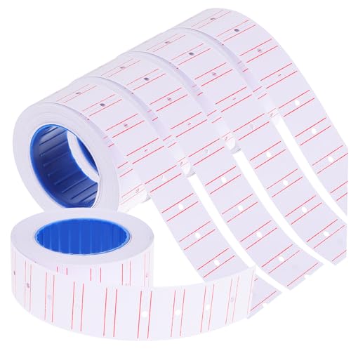 VILLFUL Garage Sale Stickers 10 Rolls Single Row Printing Retail Tags Strong Adhesion