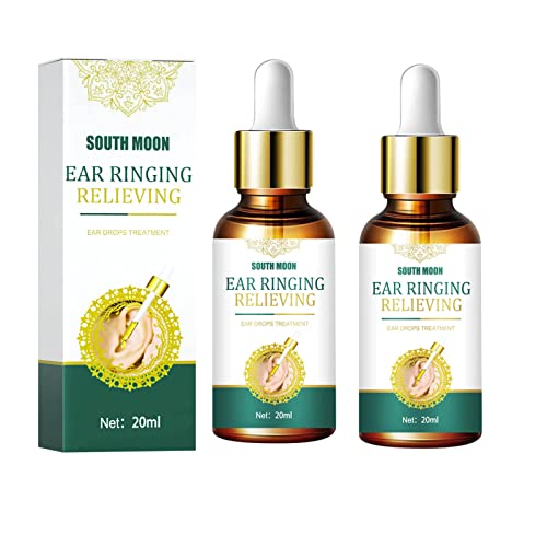 Ear Ringing Relieving - Ringing Free Ear Treatment Oil - Tinnitus Ohrentropfen - Öl zur Behandlung von Ohrgeräuschen - Ear Drops for Tinnitus - Organic Ear Ringing Remedy Drops - 20ml (2 Stück) Cover