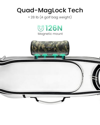 Image of MiLESEEY GeneSonic Pro Golf GPS Speaker with 43K+ Courses, Squad Camo