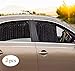ZATOOTO Parasole de Auto Parasole per Finestrini Lateralii (2 Pezzi ), Tende Magnetiche per Bloccare Raggi UV e Calore, Nero