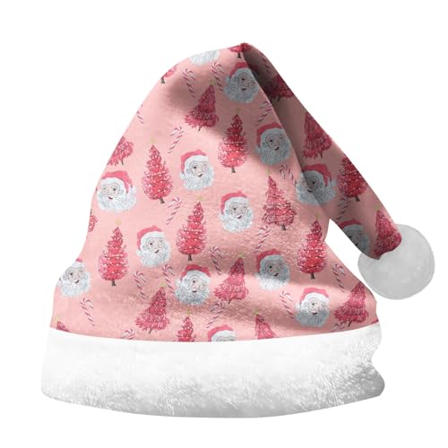 Generisch Mütze Damen Herren Bedruckte Weihnachtsmütze mit dickem...