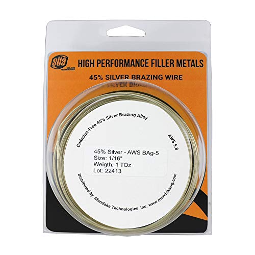 SÜA® Silver Brazing Solder Wire - 45% - AWS BAg-5 - Size: 1/16