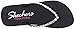 Skechers Cali Women's Vinyassa-Sticks & Stones Flip Flop,Black/Silver,8 B US