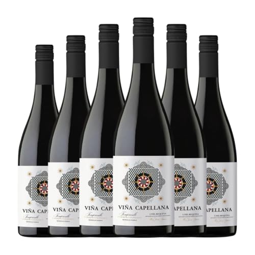 Nodus Viña Capellana Tinto Tempranillo Utiel-Requena 75 cl Vino tinto (Caja de 6 Botellas de 75 cl)