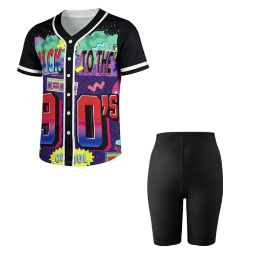 Disfraz Hip Hop 80s 90s para Niñas Set 8 Piezas miniatura 2