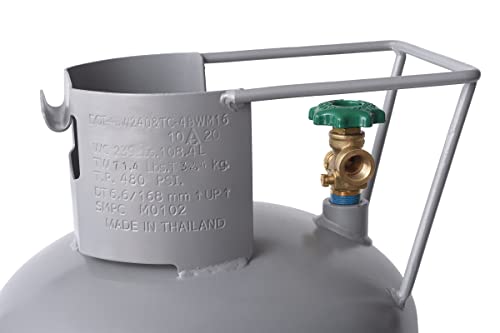 Flame King Ysn100Hogb 100 Lb Pound Horizontal & Vertical Propane Cylinder Pol Valve, Gray #TOP3