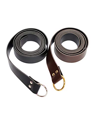 WOSHOW Knight Belt PU Leather Medieval Renaissance Girdle Viking Knight Belt WaistBand3