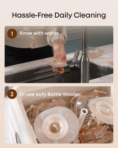 Image of eufy Security Wearable Breast Pump S2 Pro, 27mm Flange (2-Pack) | Pump Replacement Parts: Food-Grade Silicone supports HeatFlow2.0 Tech for a Durable, Ergonomic & Comfortable Fit.